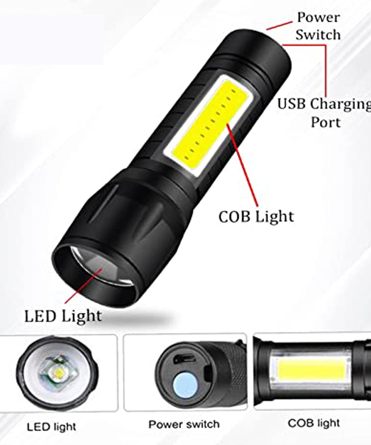 Long range flashlight
