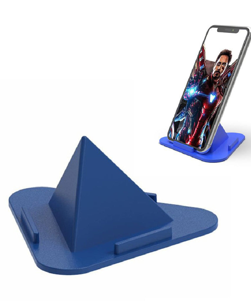 Universal Portable Three-Sided Pyramid Shape Mobile Holder Stand