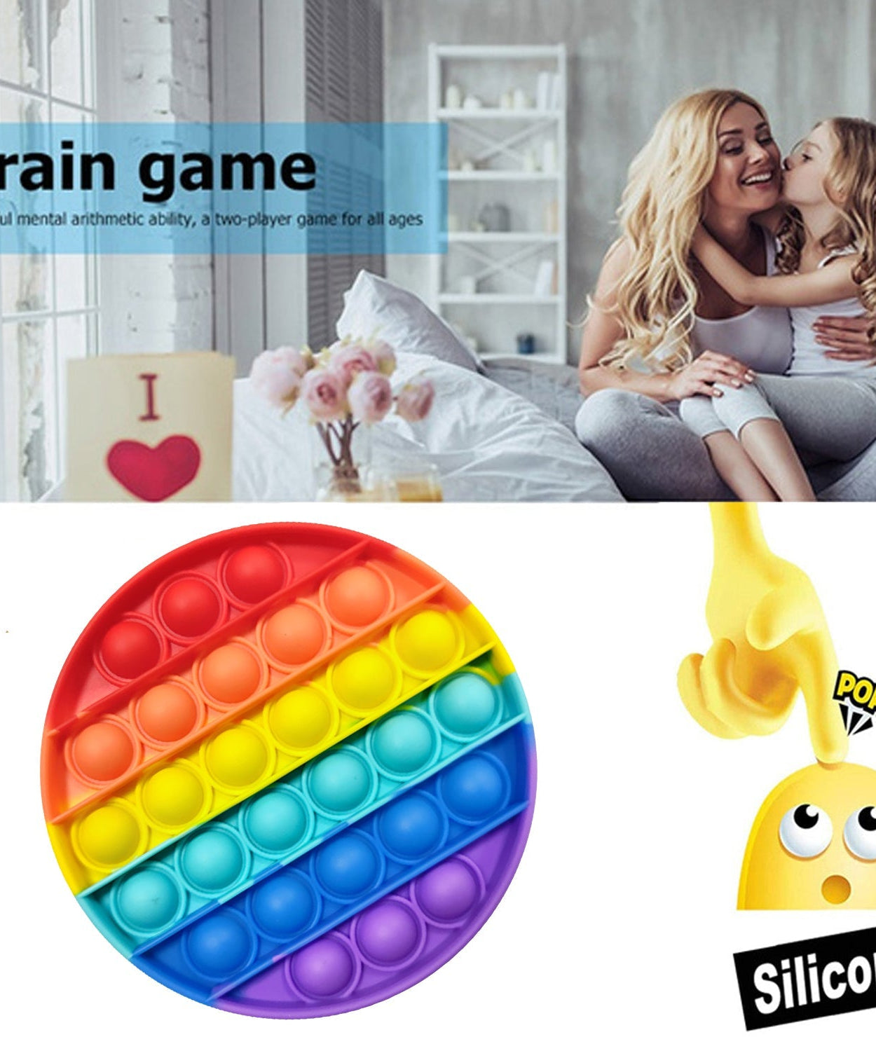 Multiple round  it toys.