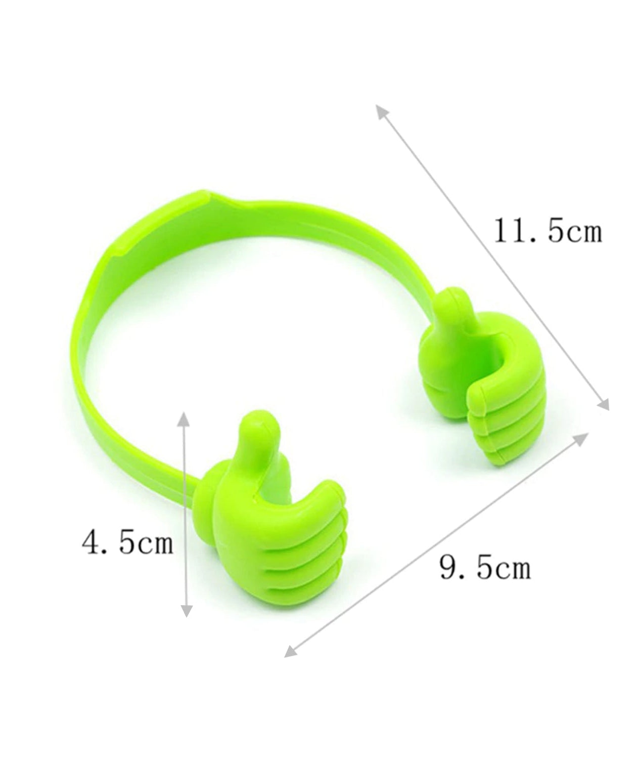 Unique hand-shaped mobile phone holder, perfect for office and home use.