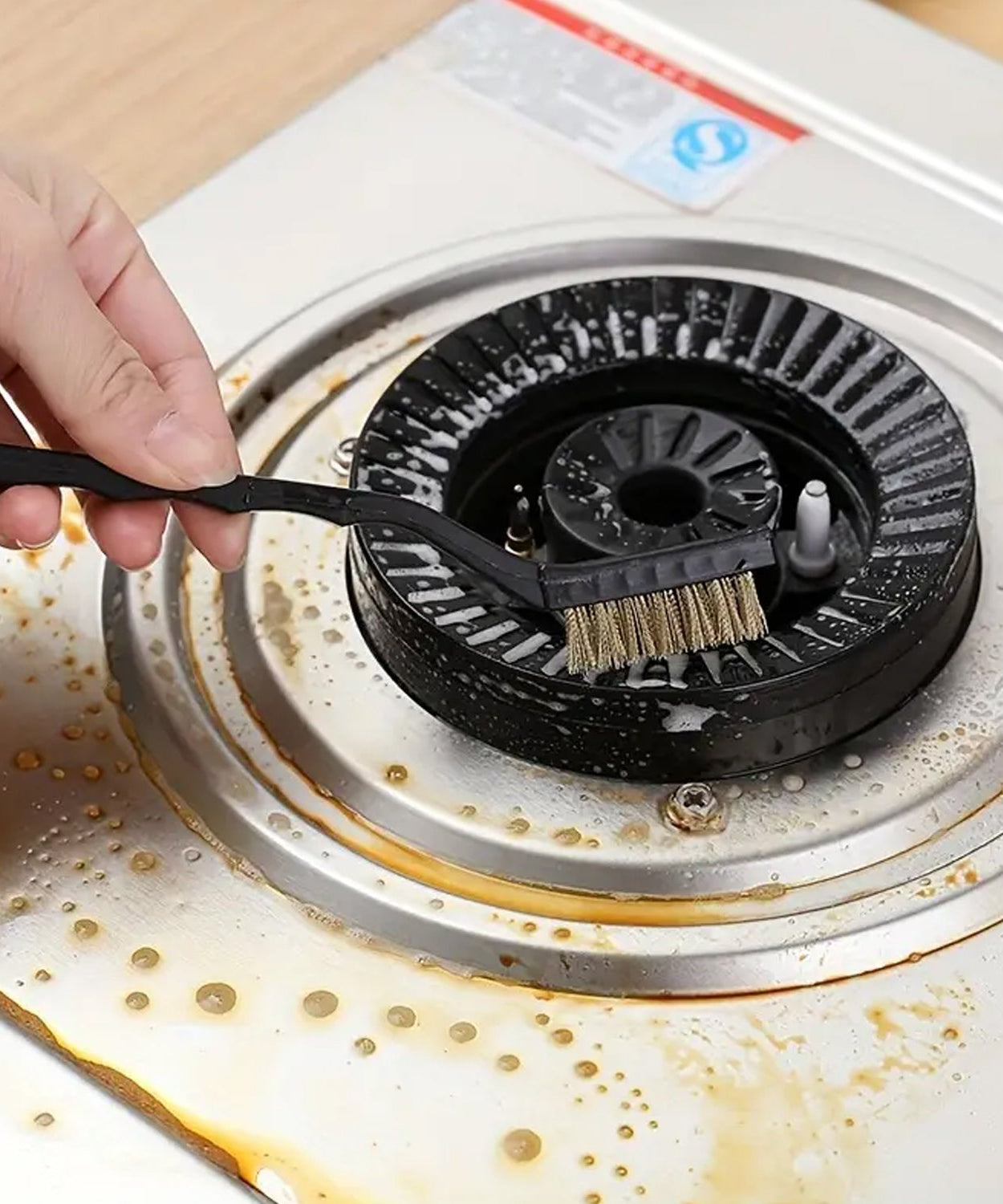 Mini Wire Brush Set - Brass, Nylon, Steel for Cleaning & Rust Removal (3 Pcs Set)