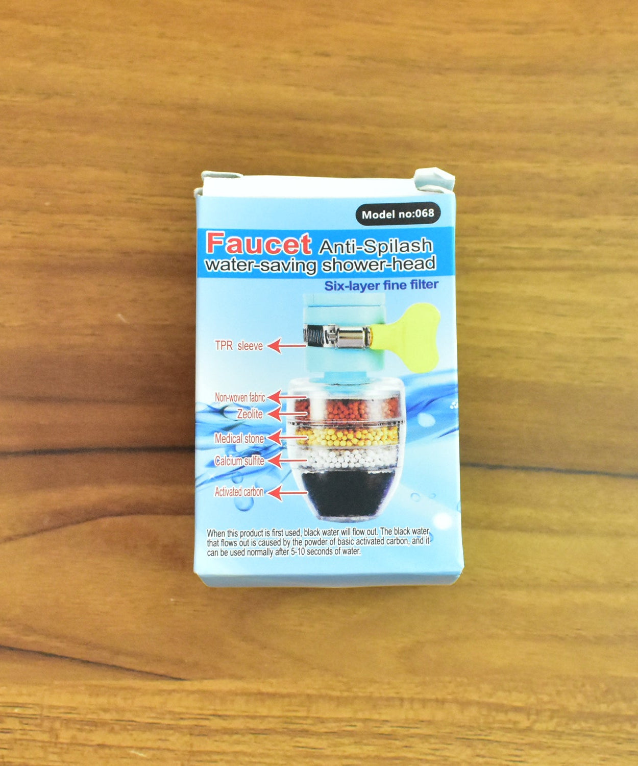 Water Faucet, Clean Purifier Filter Cartridge Water Tap, Upgrade Universal Interface Faucet Filter (Six Layer Purifier)