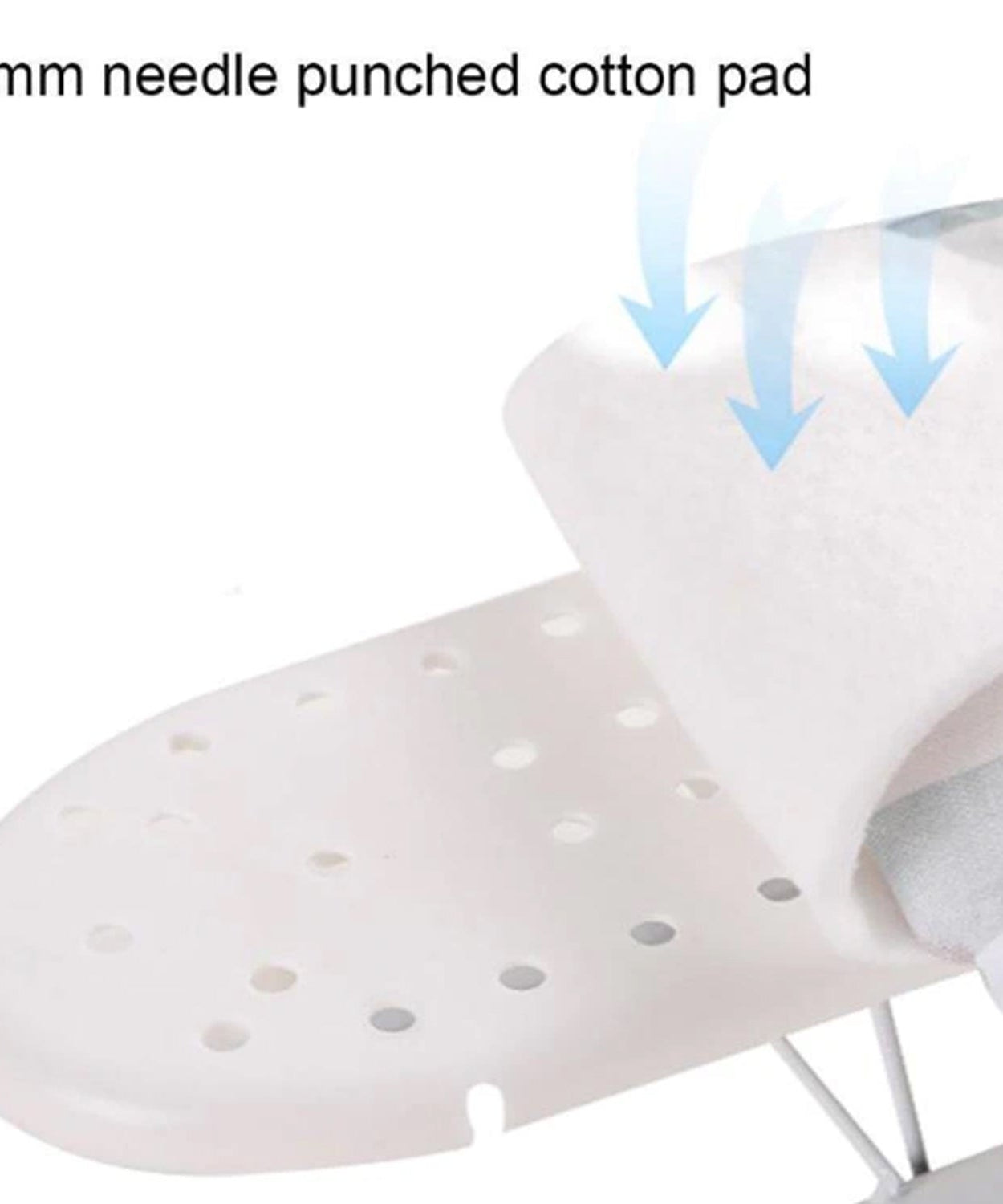 Compact and durable ironing pad for household and shop fabric ironing tasks.