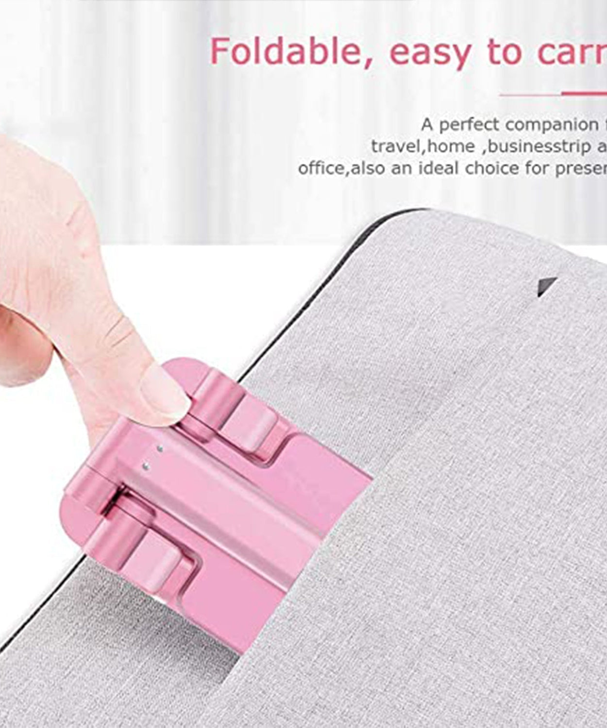 Desk organizer with adjustable phone holder