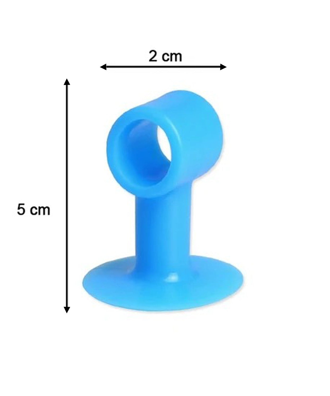 Pack of 100 mini silicone door stoppers, anti-collision pads for handle safety.