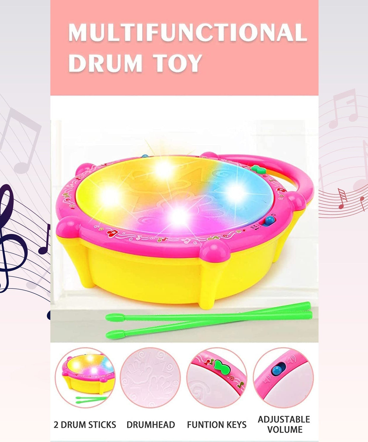 Flash drum for toddlers