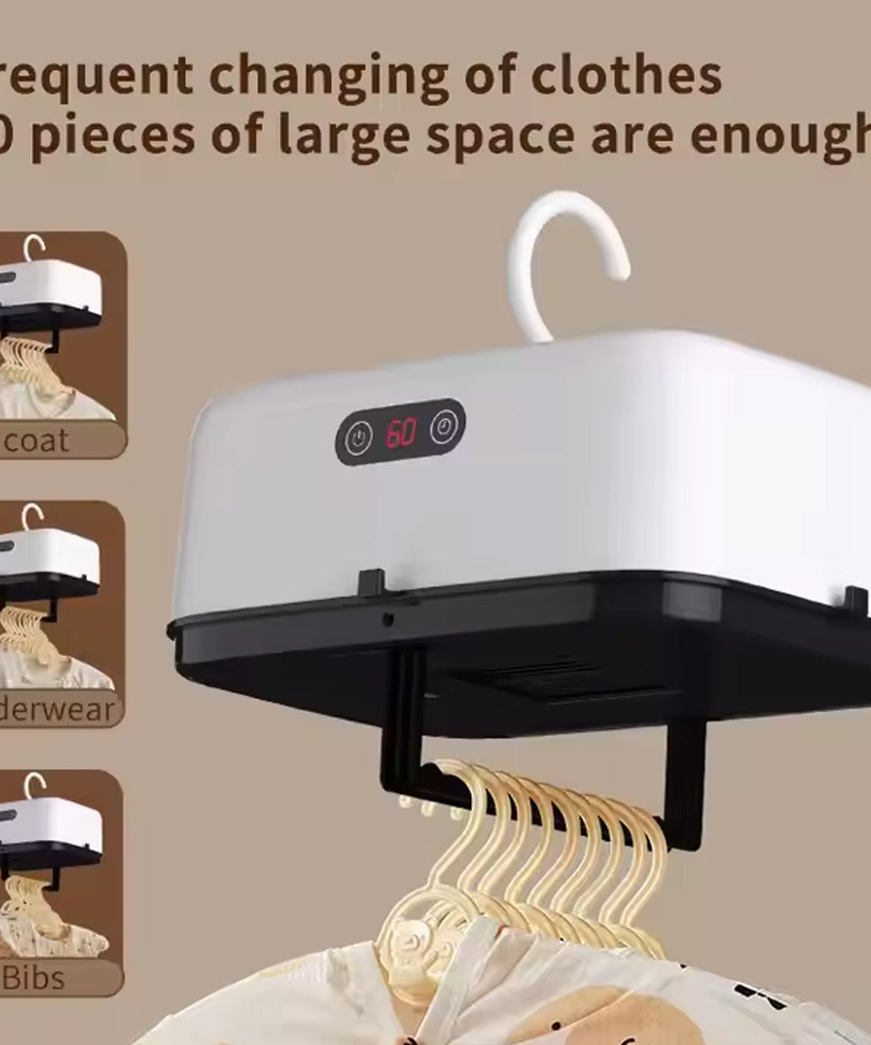 Portable Clothes Folding Dryer, Portable Dryer (1 Pc)