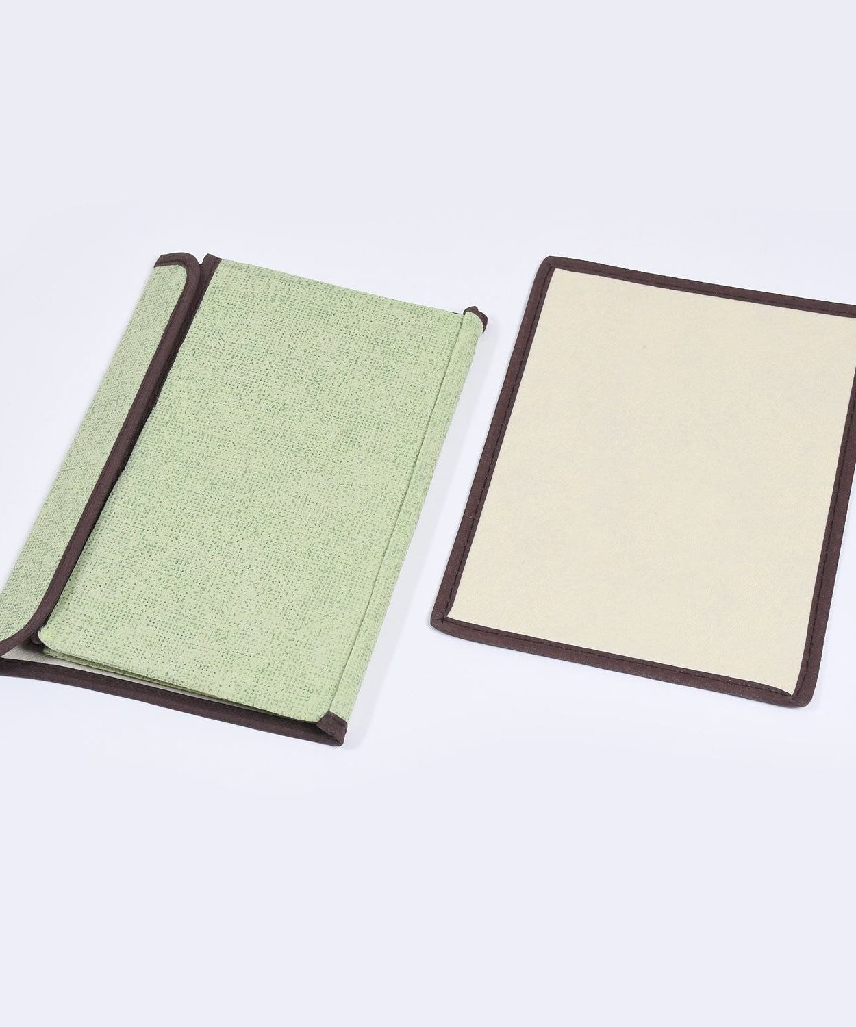 Foldable organizer with lid and handles