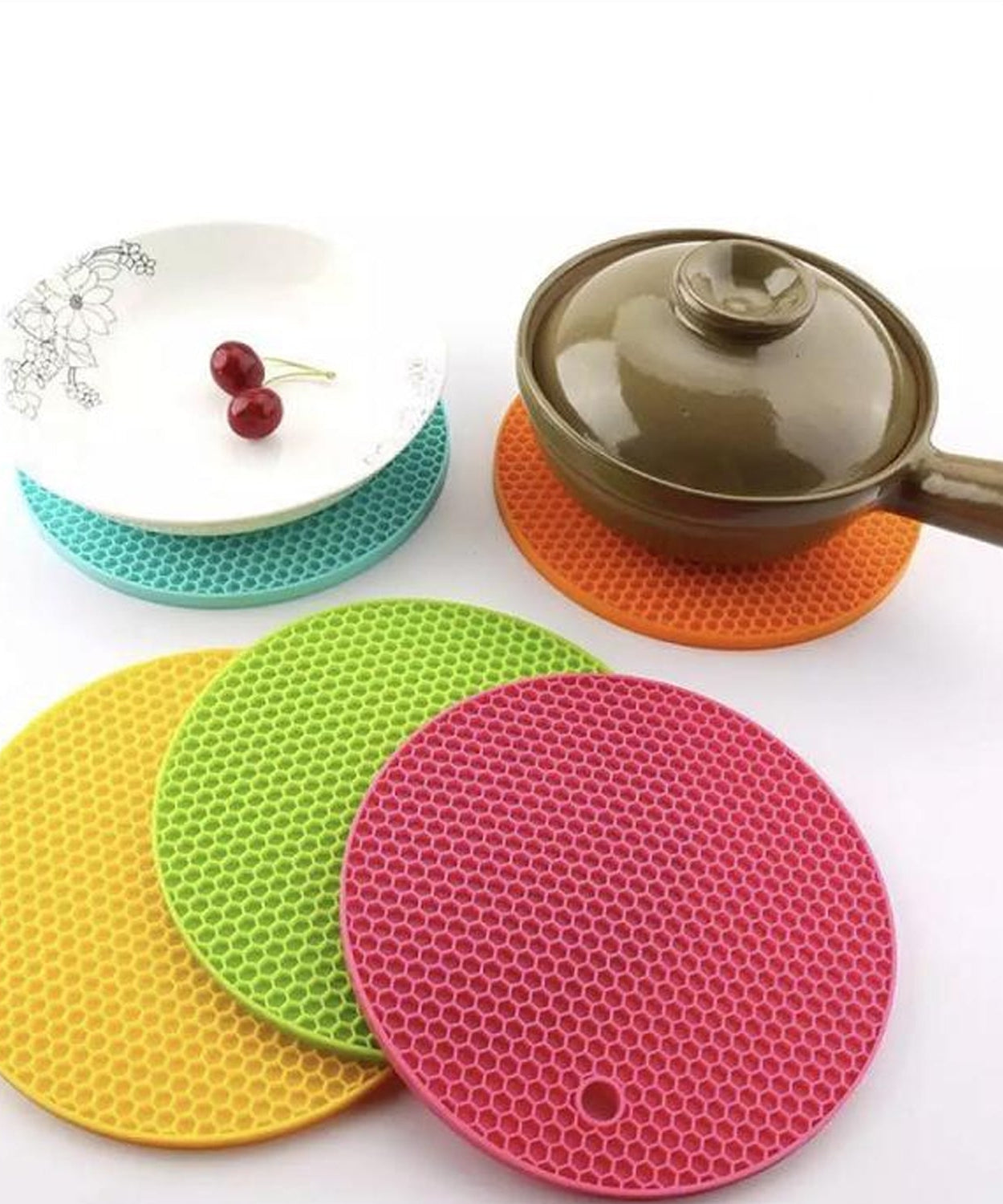 Silicone Trivet for Hot Dish and Pot, Silicone Hot Pads ( 1 pcs )