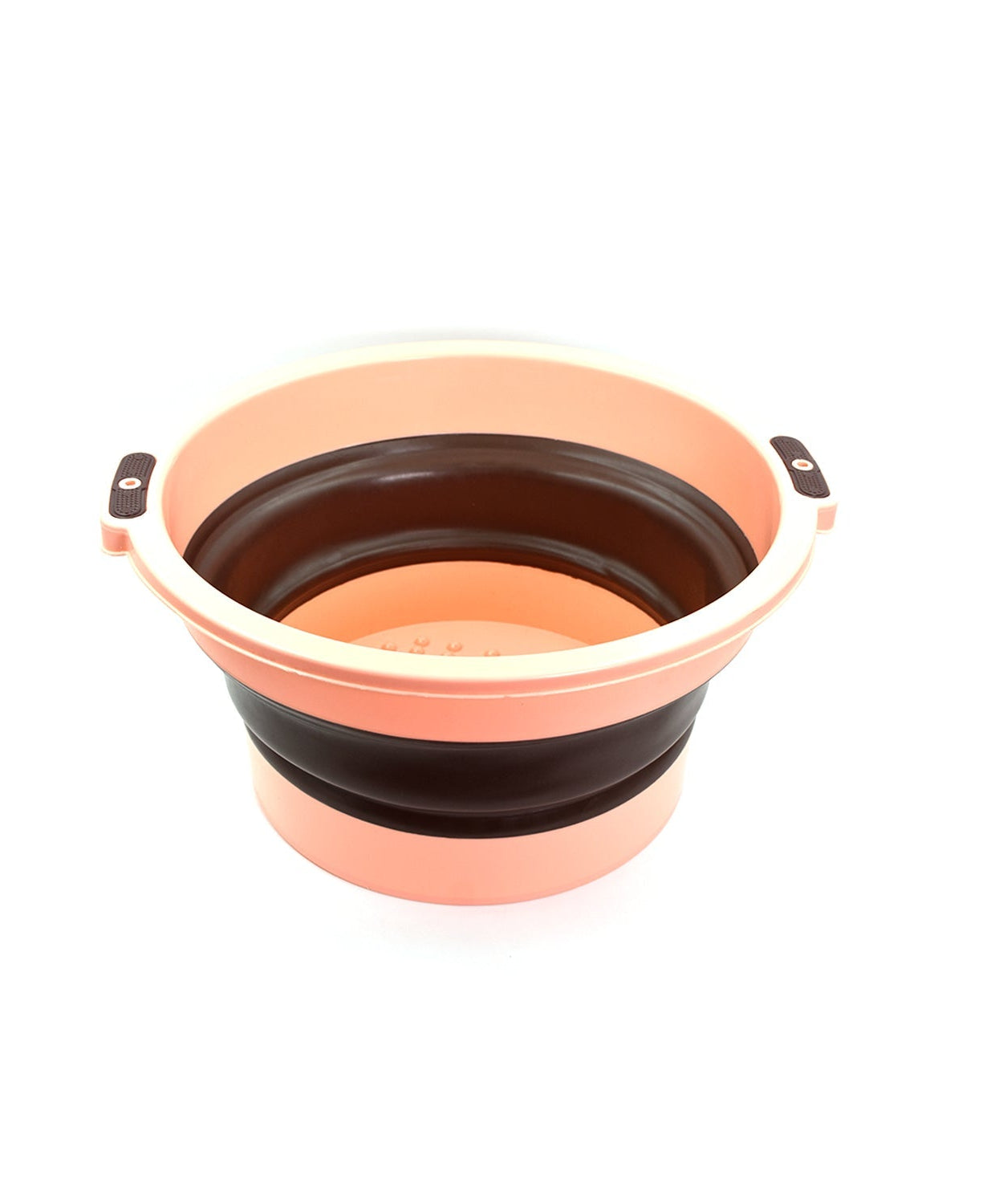 Collapsible tub with storage options and hanging feature