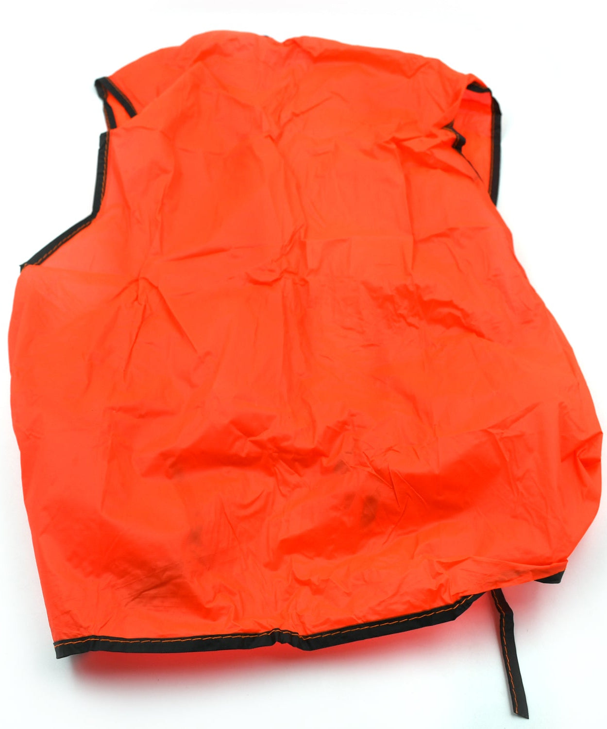 Economy PVC Safety Vest – Soft Vinyl, Tie Closure, High Visibility