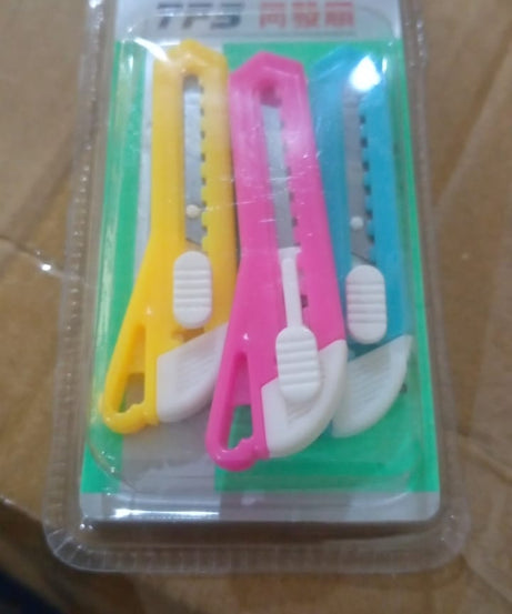 Multi-Use Small Iron Cutter, Utility Knife (3 Pcs Set)