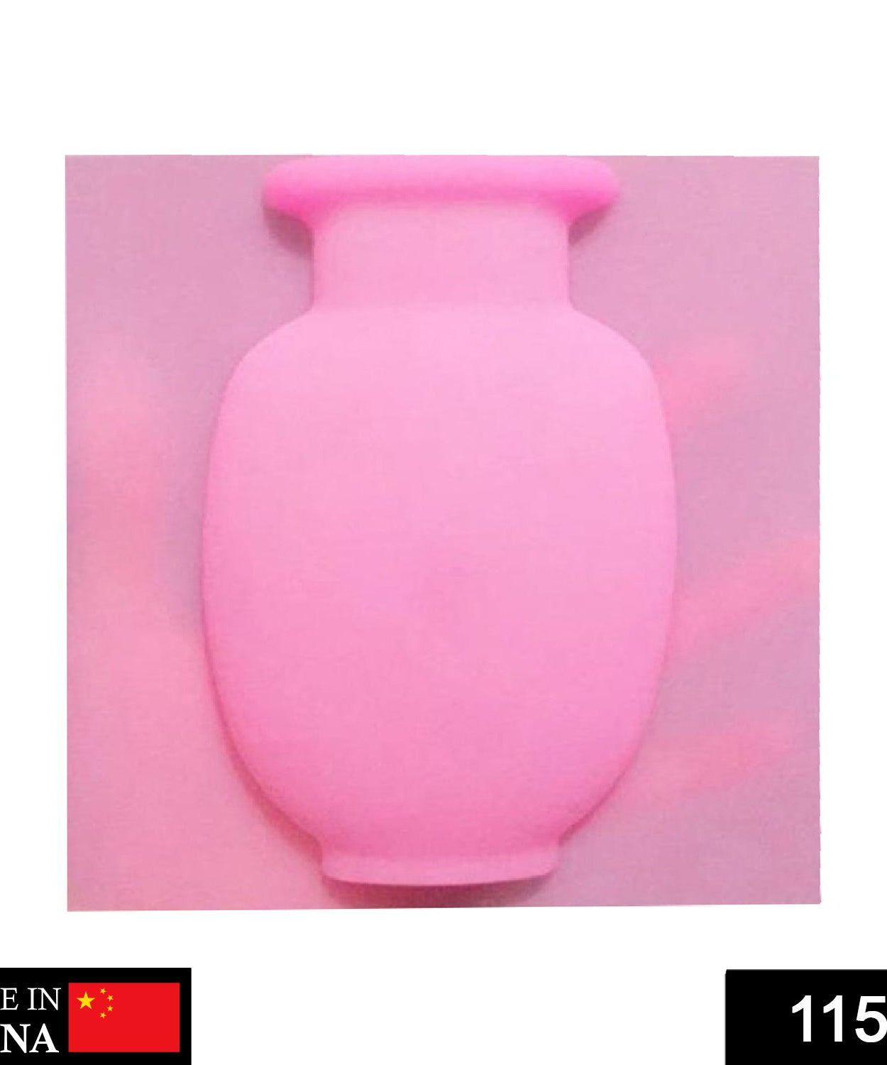 Wall Hanging Silicone Flower Pot Sticker Plant Rack for Decoration  (MultiColour)