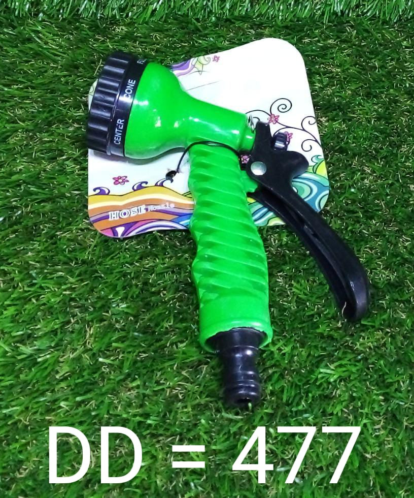 Hose nozzle and tap adapter set for gardening.