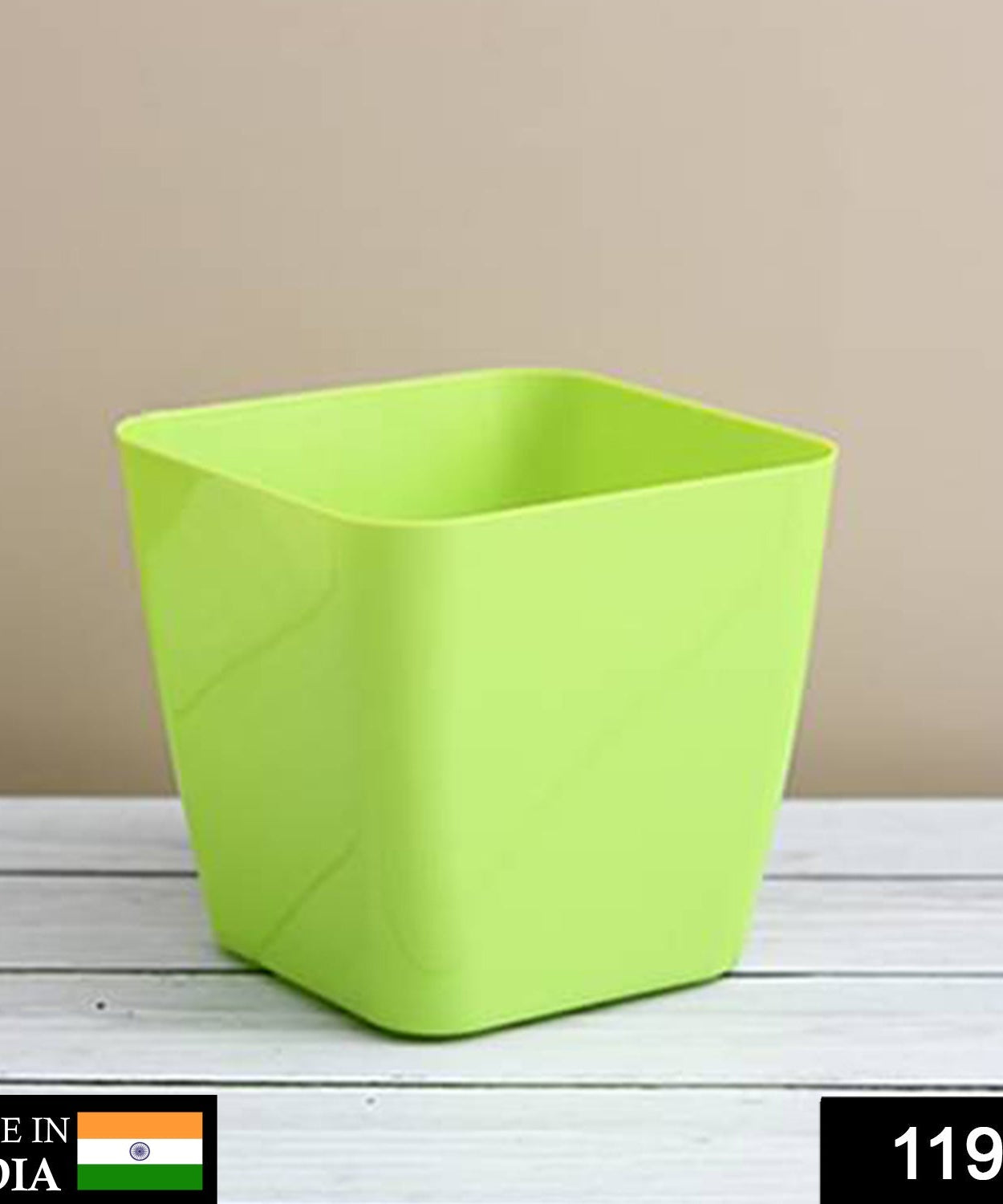 Square shape flower pots for gardening