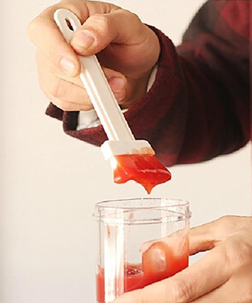 Durable plastic spatula with holder, kitchen tool, multipurpose