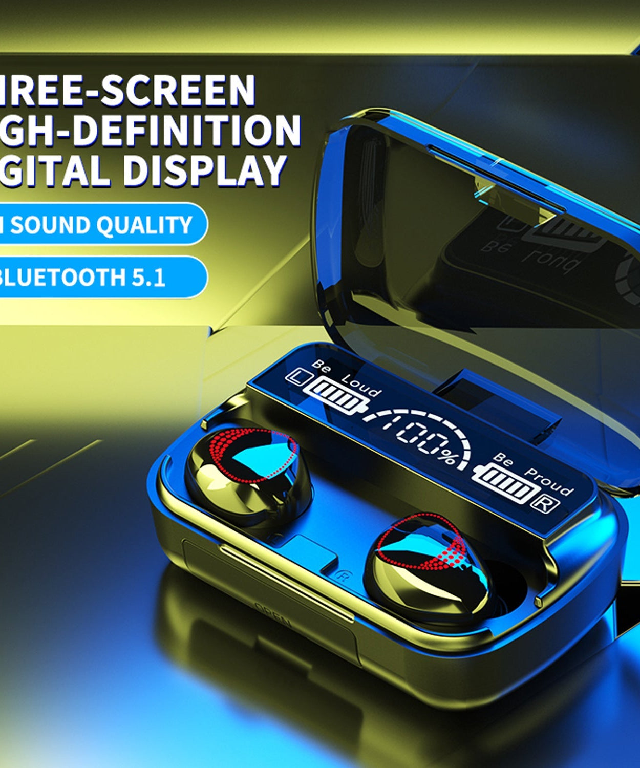 Earbuds with charging case