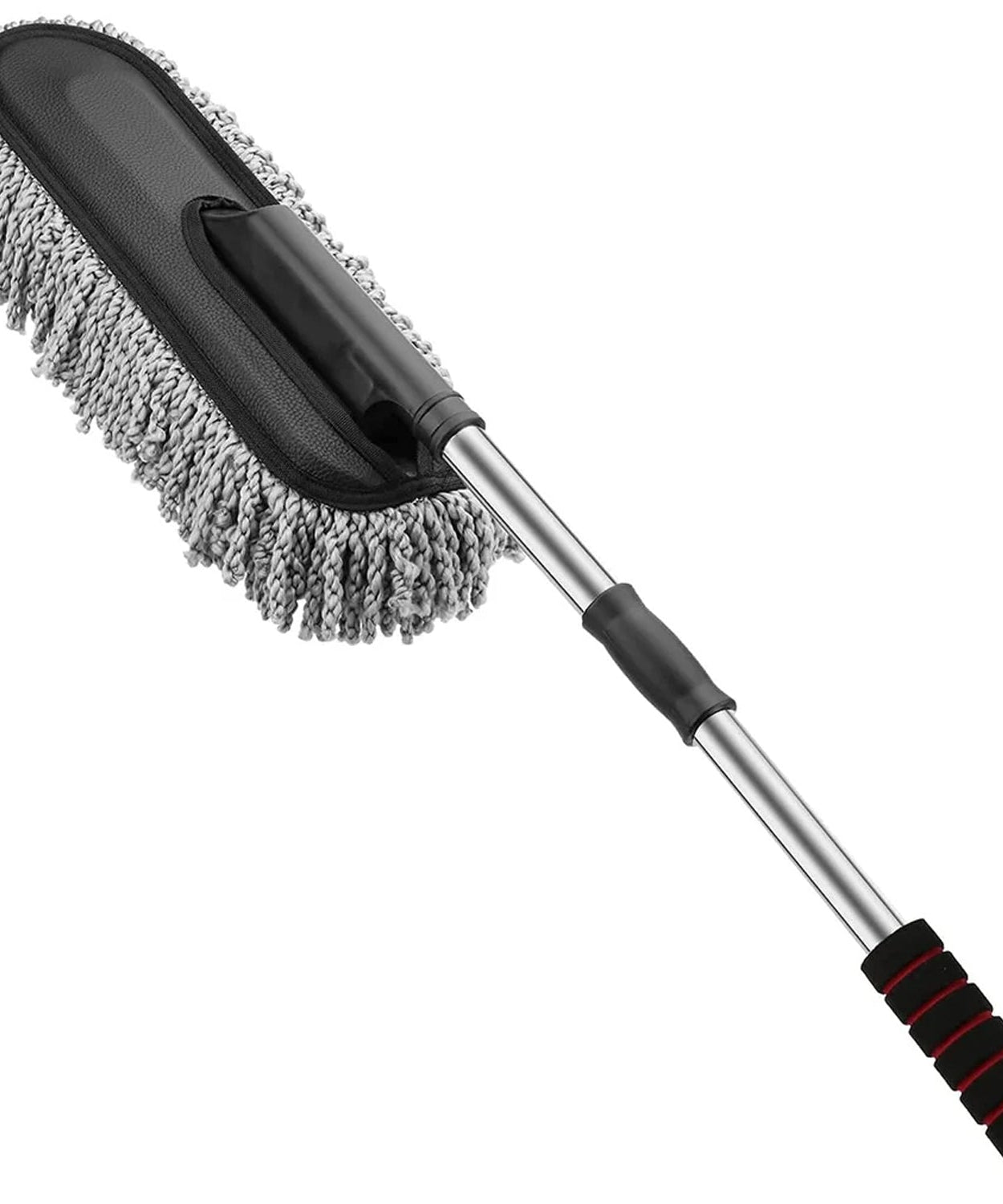 Car Duster, Long Retractable / Soft / Non-Slip / Handle Multipurpose Microfiber Wash Brush Vehicle Interior and Exterior Cleaning Kit with for Car, Boats or Home