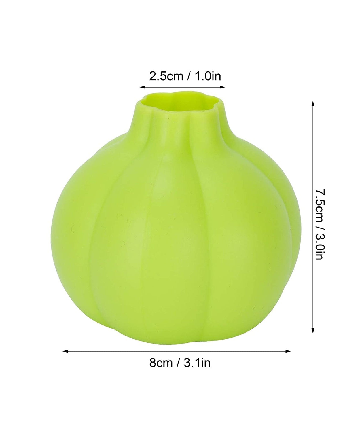 Durable silicone peeler for garlic and ginger.