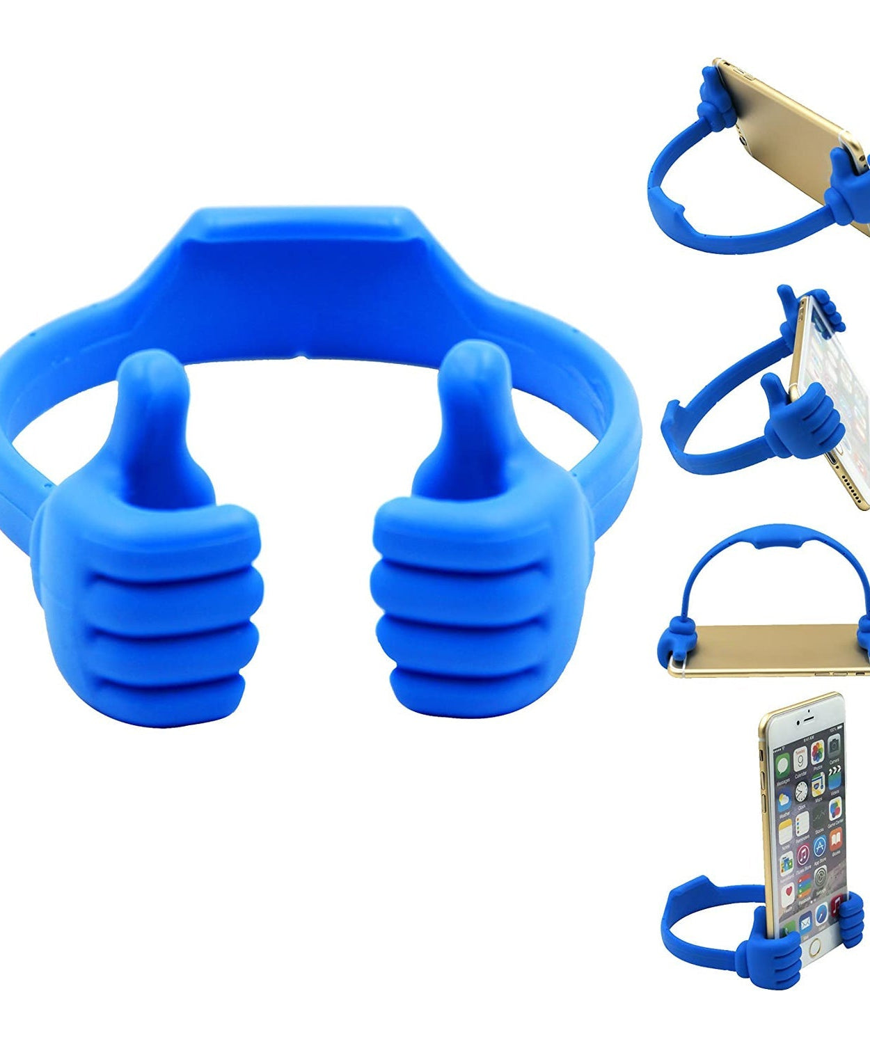 Mobile stand in hand shape, ideal for supporting phones in various settings.