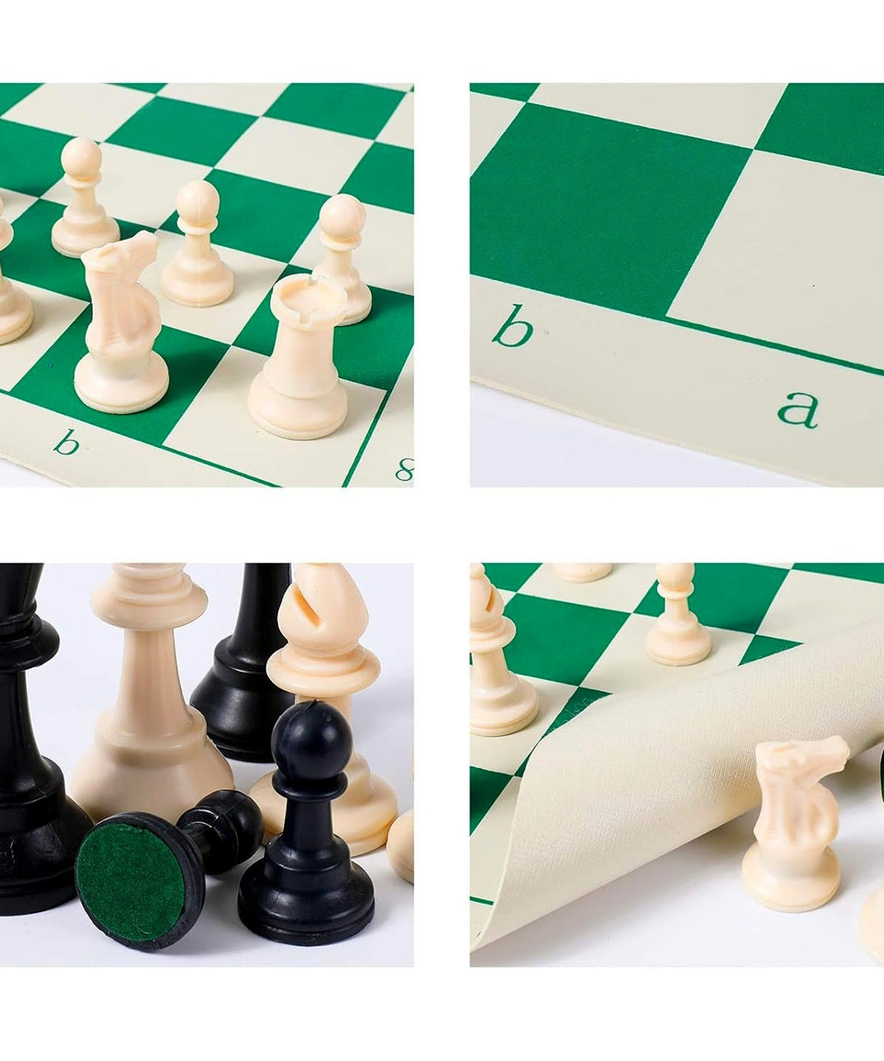 Chess Set with Plastic Pieces
