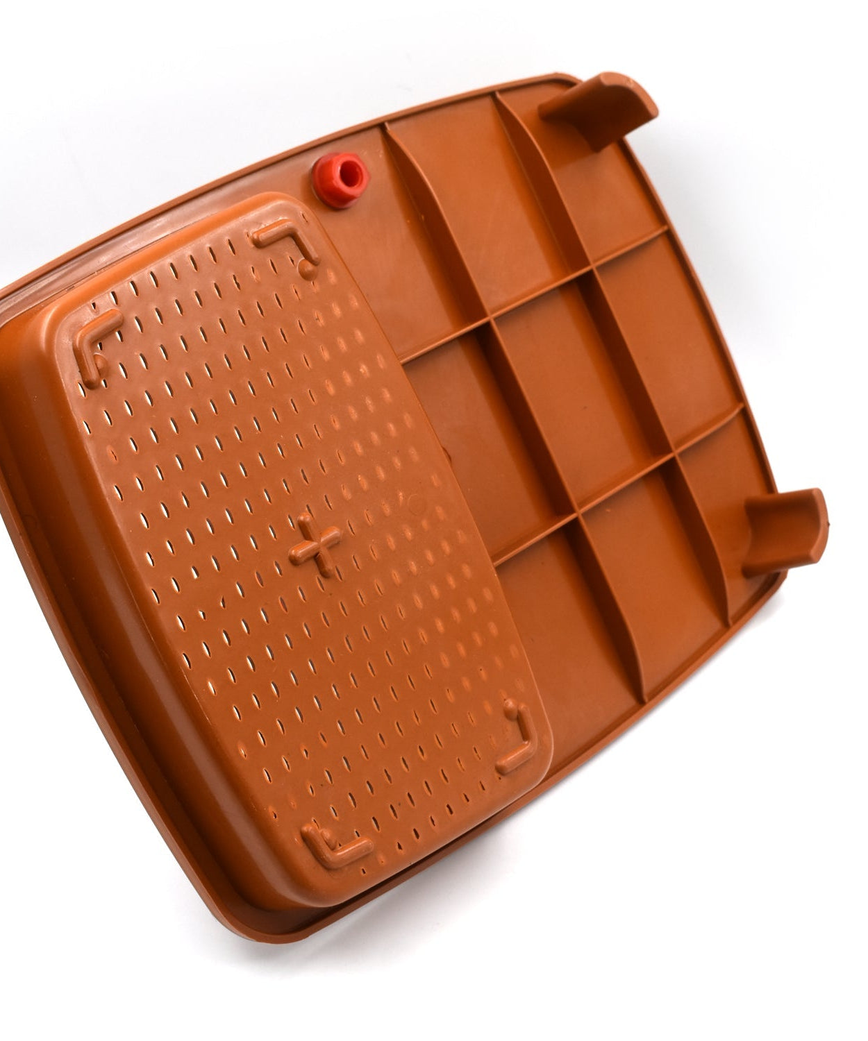 Multi-purpose cut and wash box with tray, used for kitchen fruit and vegetable prep.