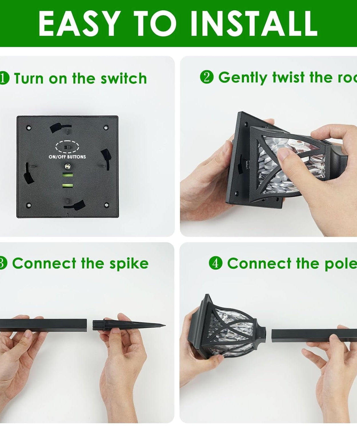 GlimmerPath Solar Lights