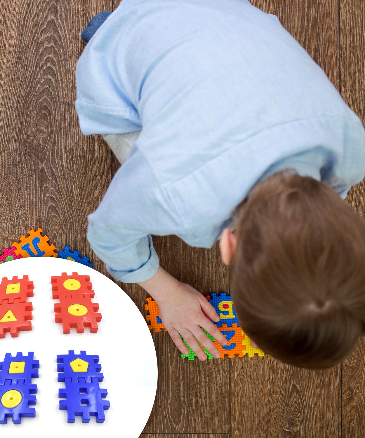 Educational building blocks for kids, 4 pieces