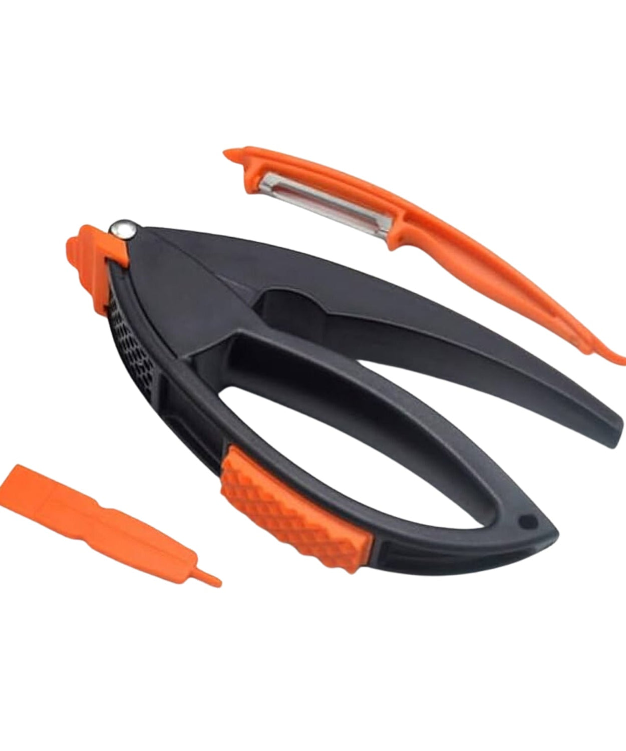 Multifunctional Garlic Press, Garlic Mincing & Crushing Tool (1 Pc)