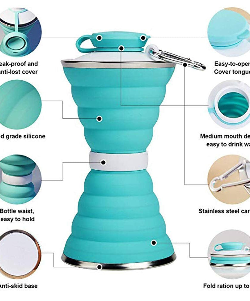 Space-saving water bottle