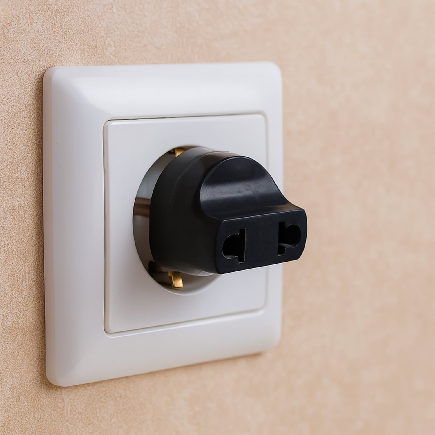 2 Pin 4 Amp. Conversion Electrical connector Plug, 2 PIN Plug Converter, Plug Adapter With Color Box (1 Pc )