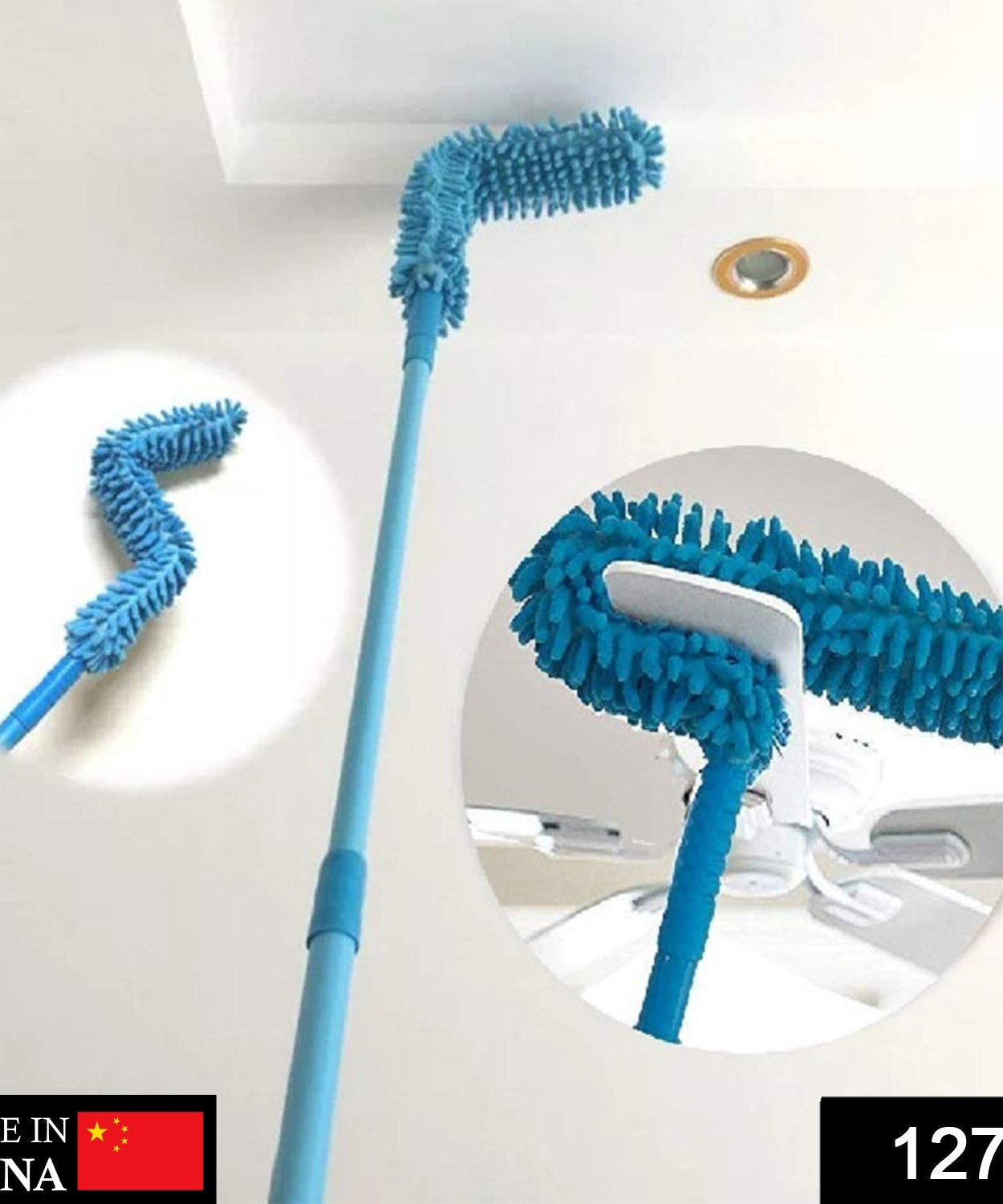 Multipurpose microfiber fan cleaner