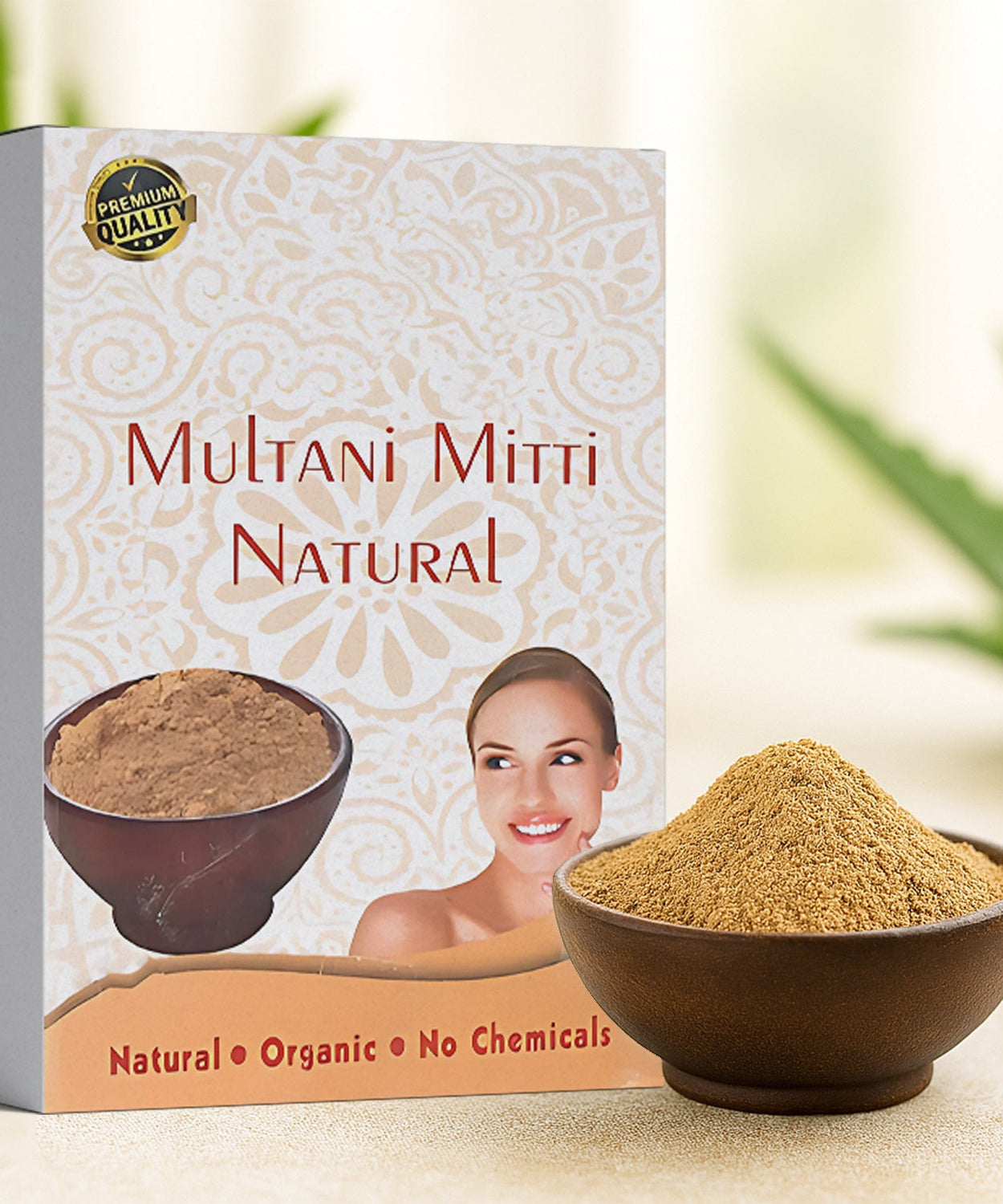 80gram Herbal Tan Removing Multani Mitti Face Pack For Skin Care Age Group