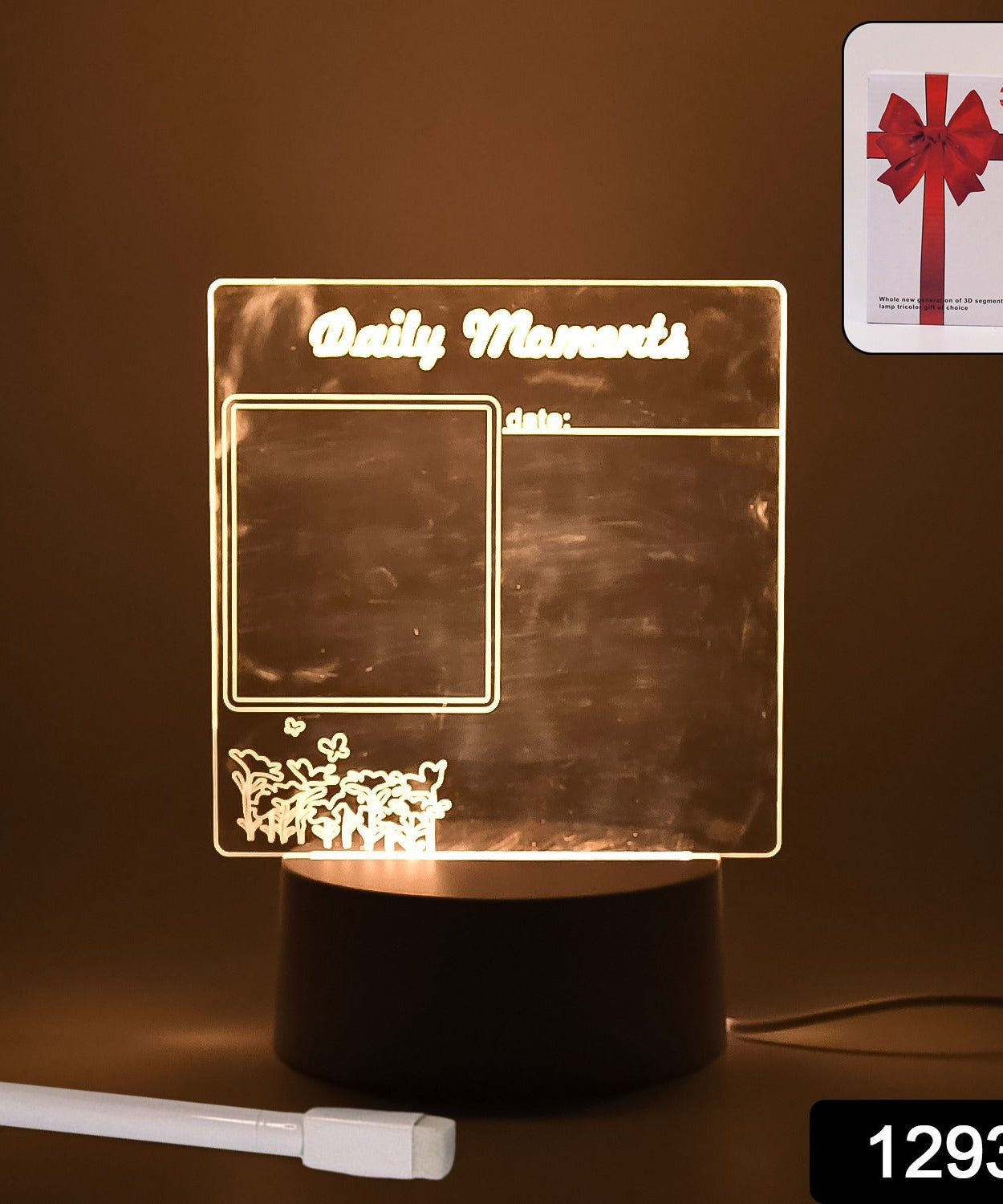 Creative Visualization Lamp 3 D Acrylic Decorative Lamp (1 Pc)