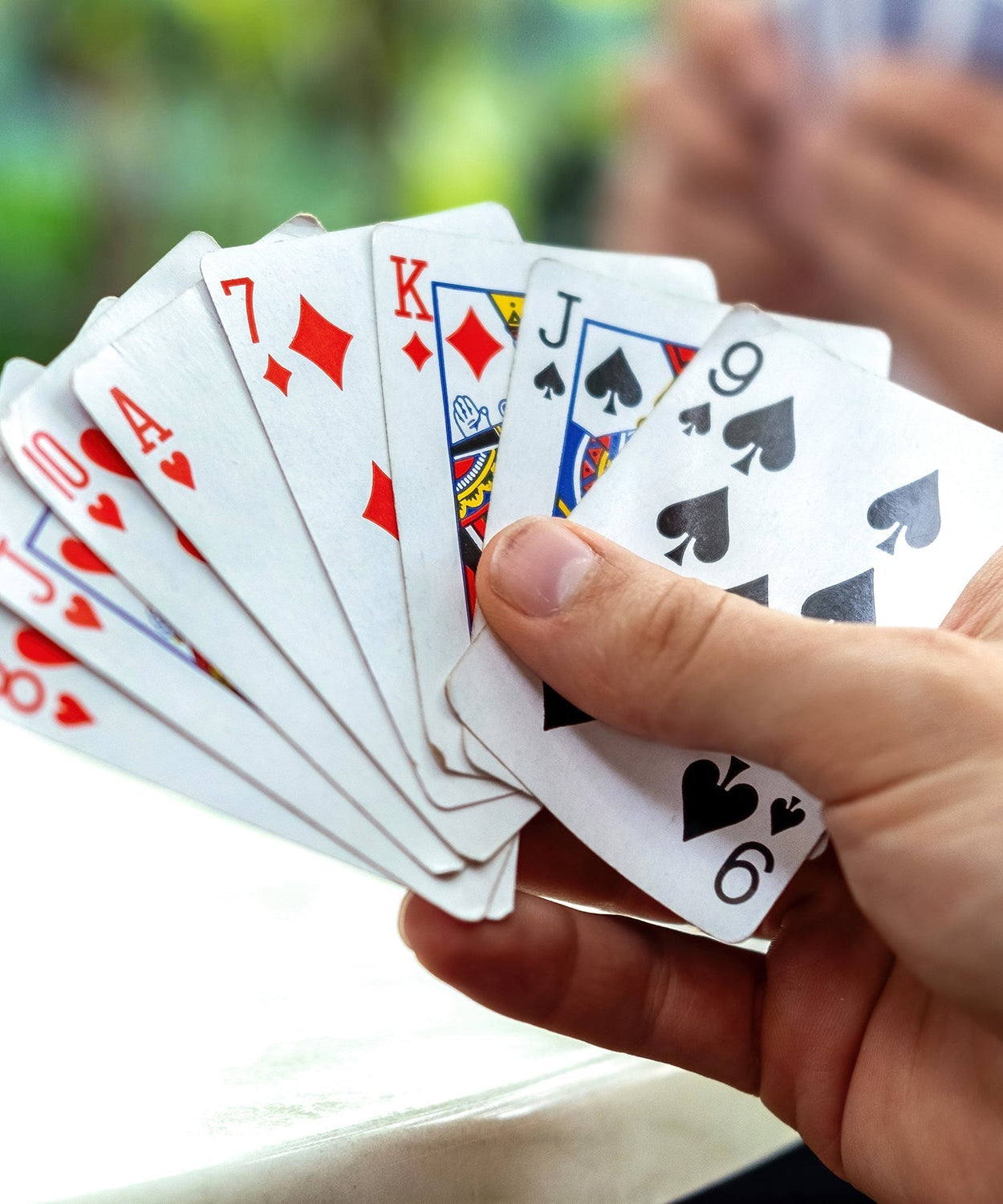 Elegant poker cards with luxury finish.