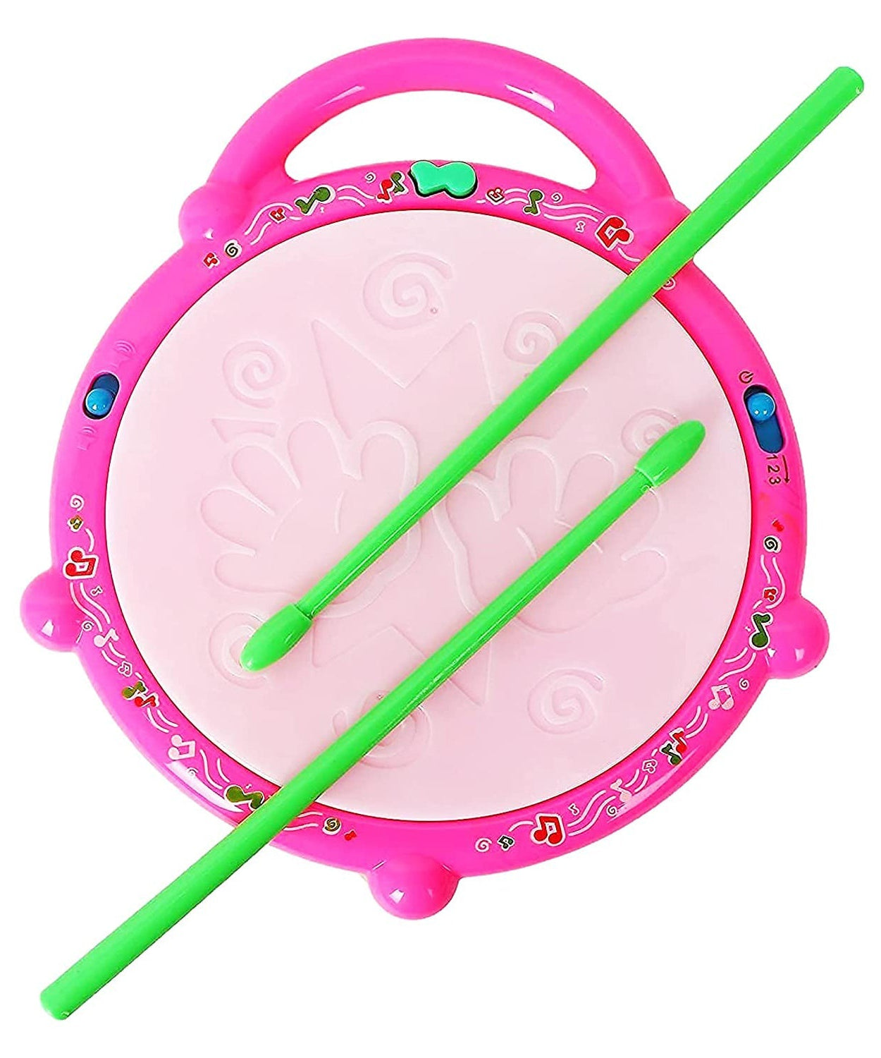 Kids’ drum with colorful lights and sound