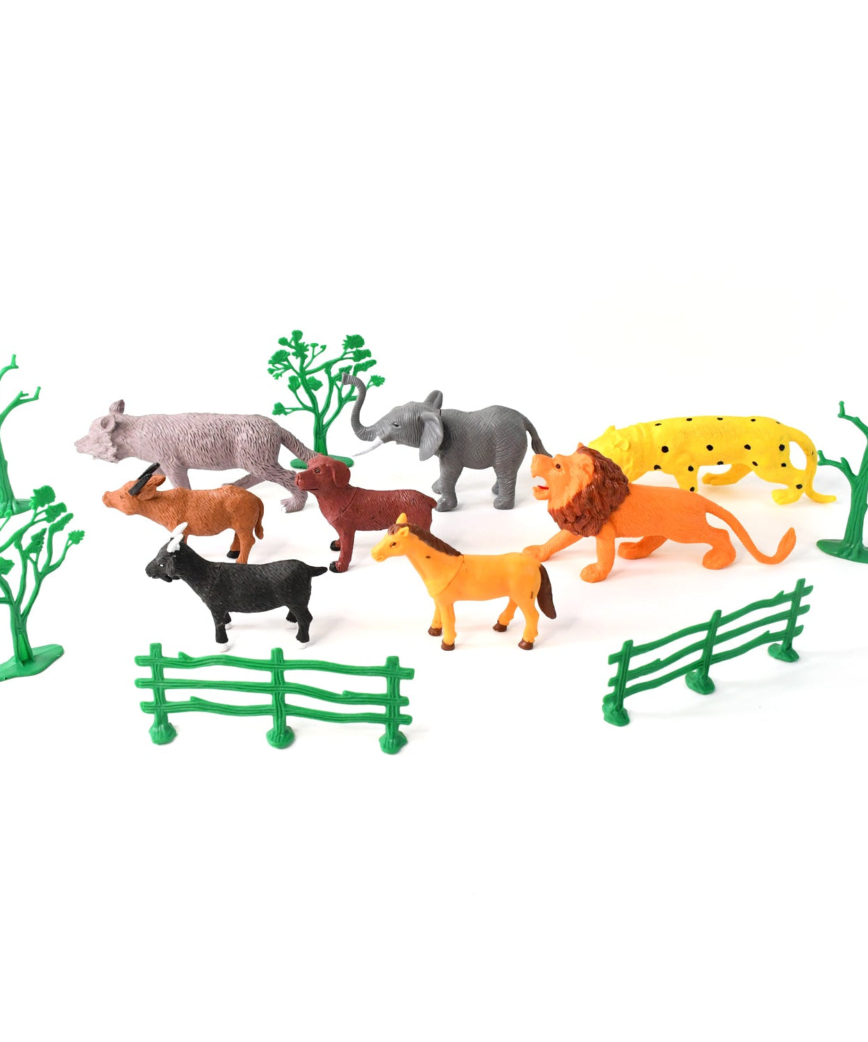 Tiny Safari Animal Toy Set