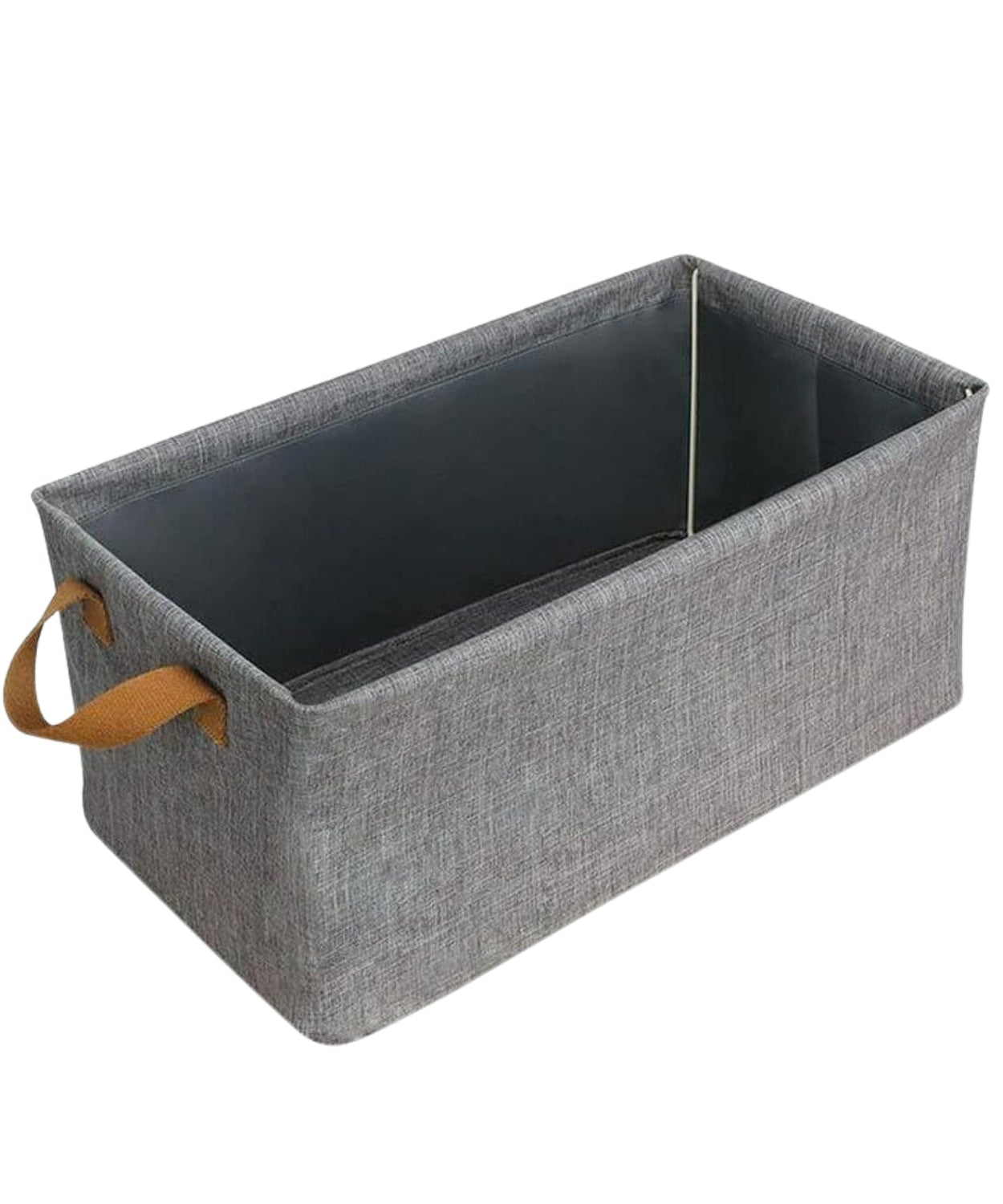 Cloth storage baskets, closet storage bins, Canvas Fabric Storage Basket for shelves, basket organizers for shelf, storage bins for clothes (48×27 Cm)