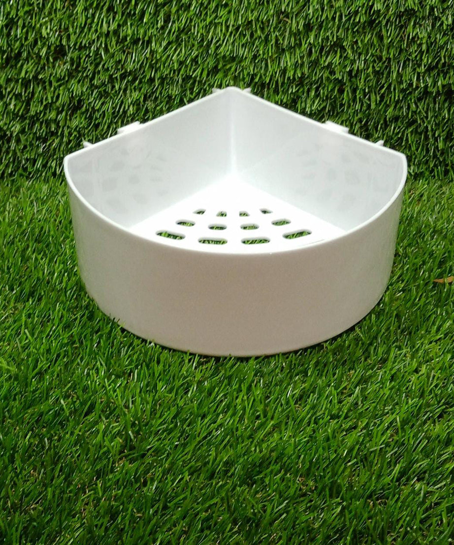 Triangle wall mount storage basket