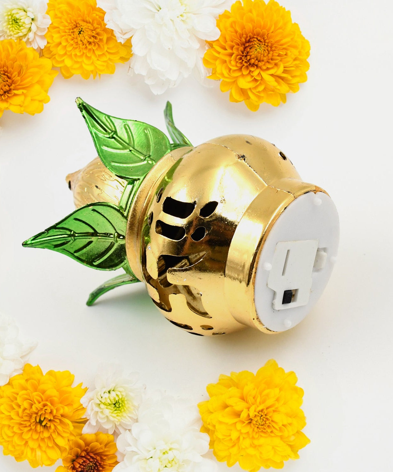 Eco-Friendly LED Kalash with Gold Plating