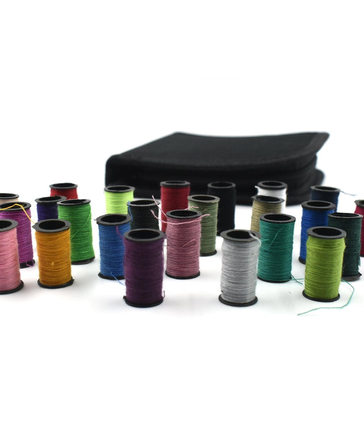 All-inclusive 48 Pc sewing kit for various household fabric repair tasks.