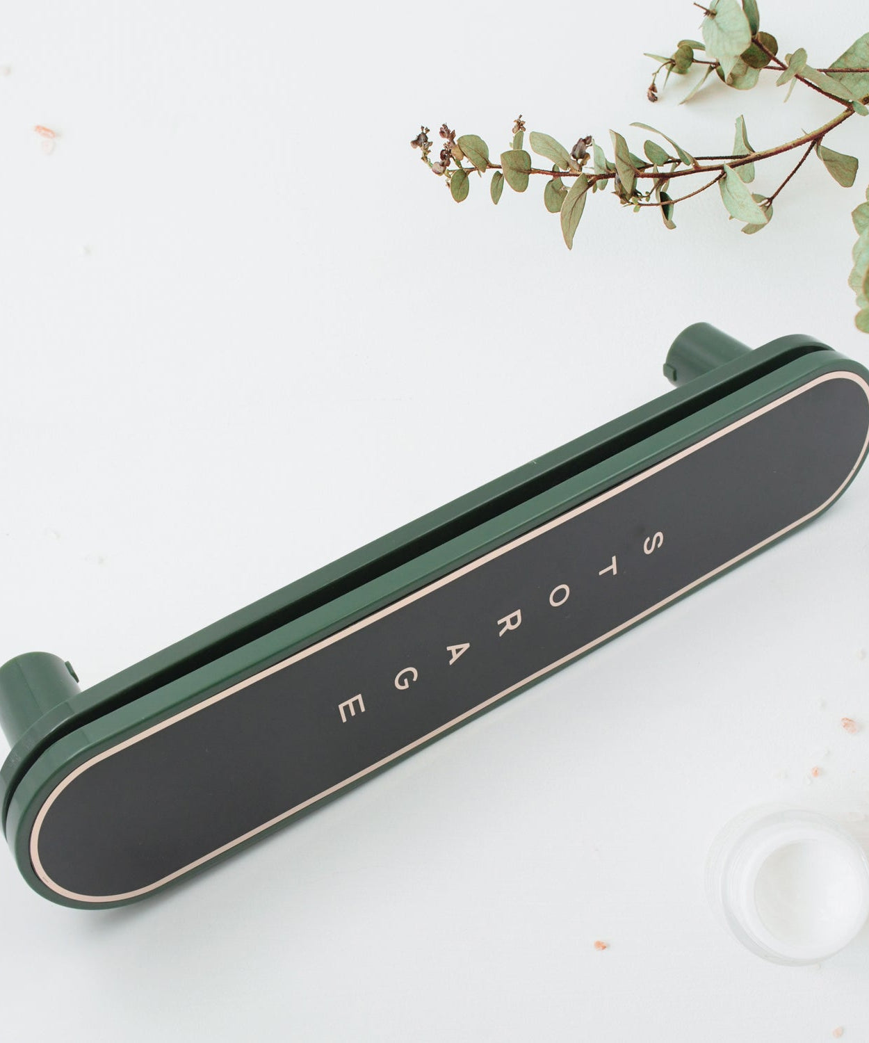 Hanger stacker for compact clothes storage.