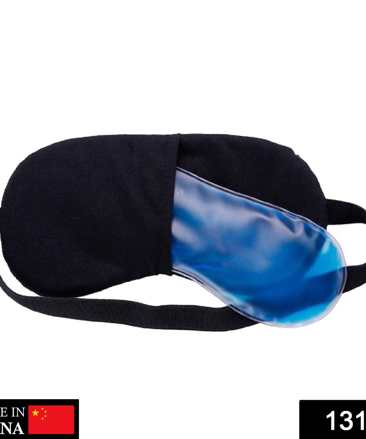 Eye mask with ice pack for versatile use.