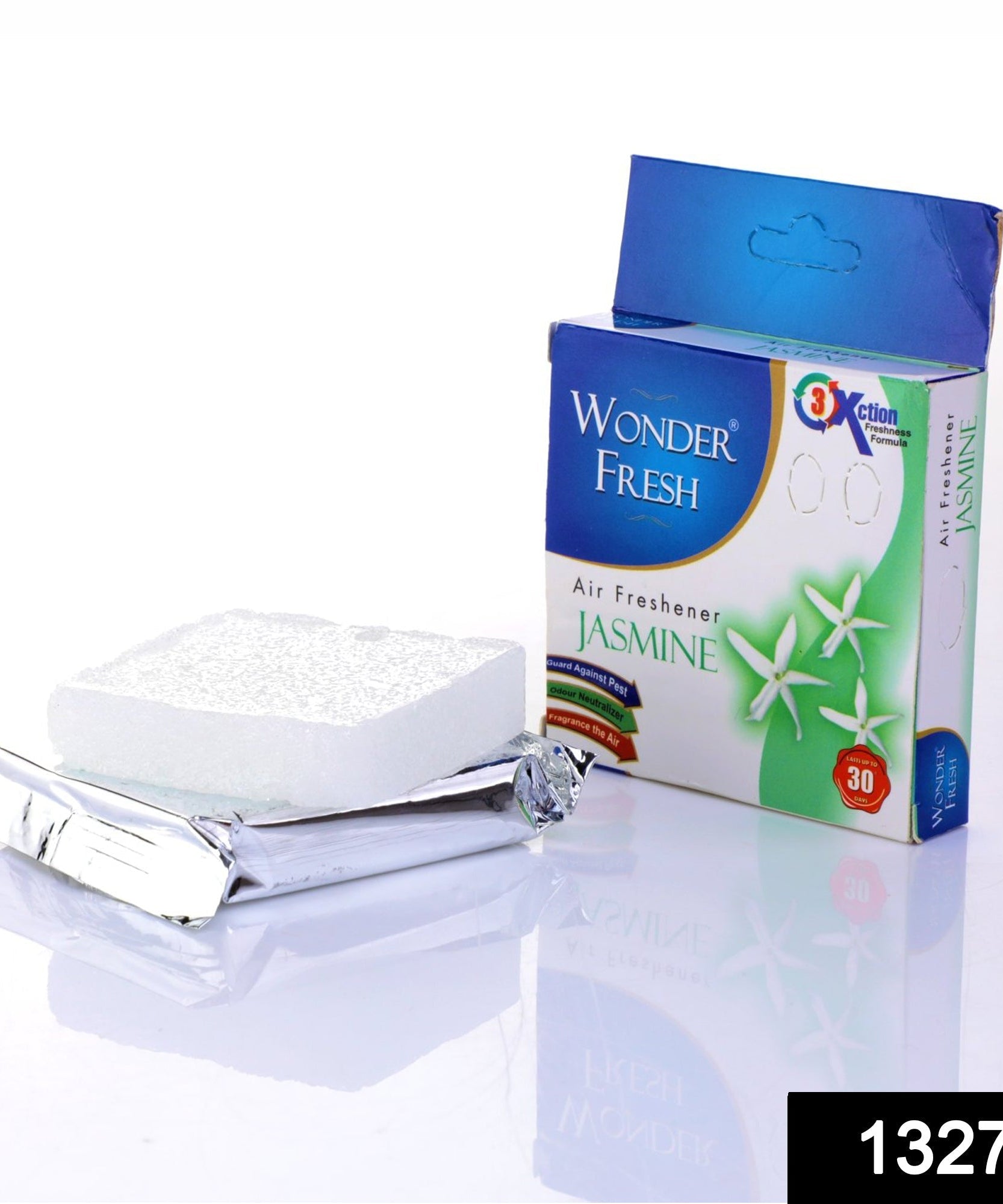 Pack of air freshener blocks, 50 grams for odor control.