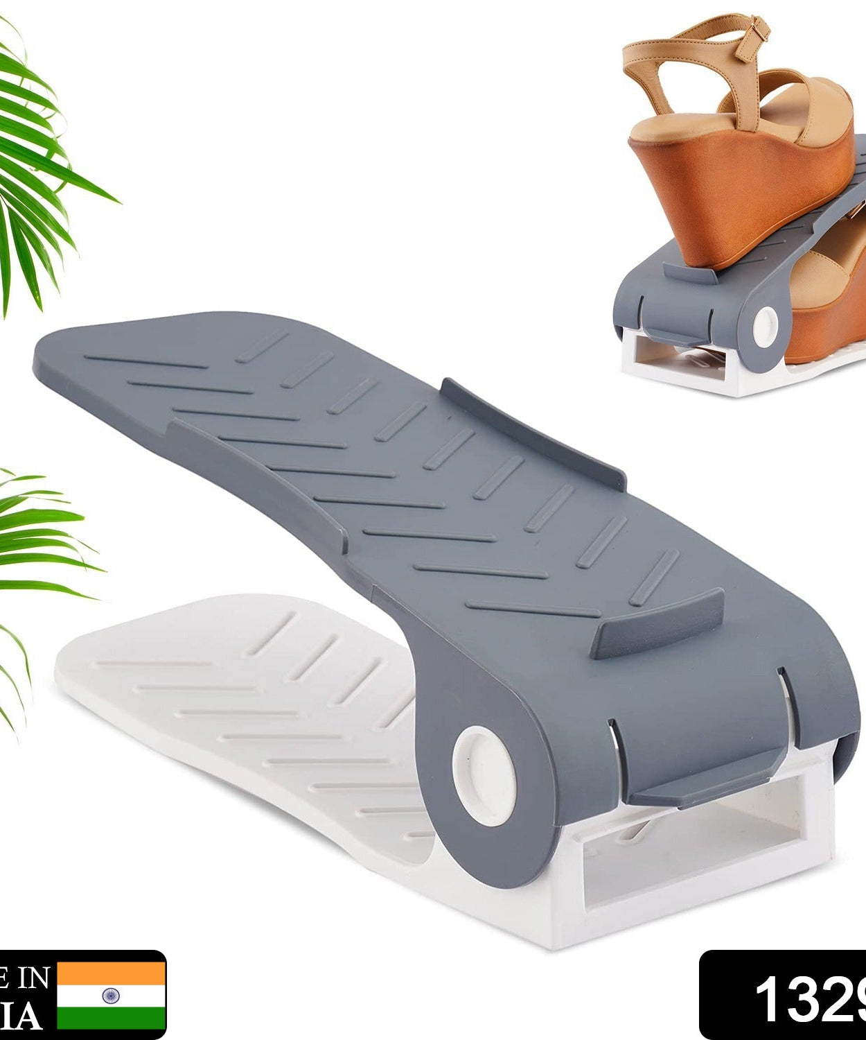 Space-saving shoe rack organizer for home use