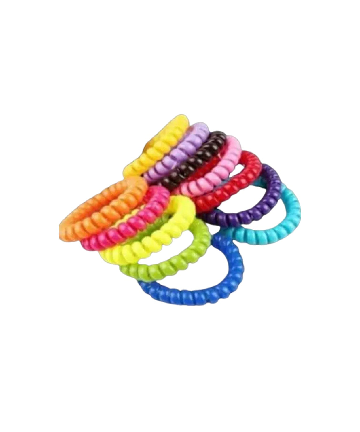 Telephone Wire Hair bands Pack of 100 Pcs, Hair accessories
