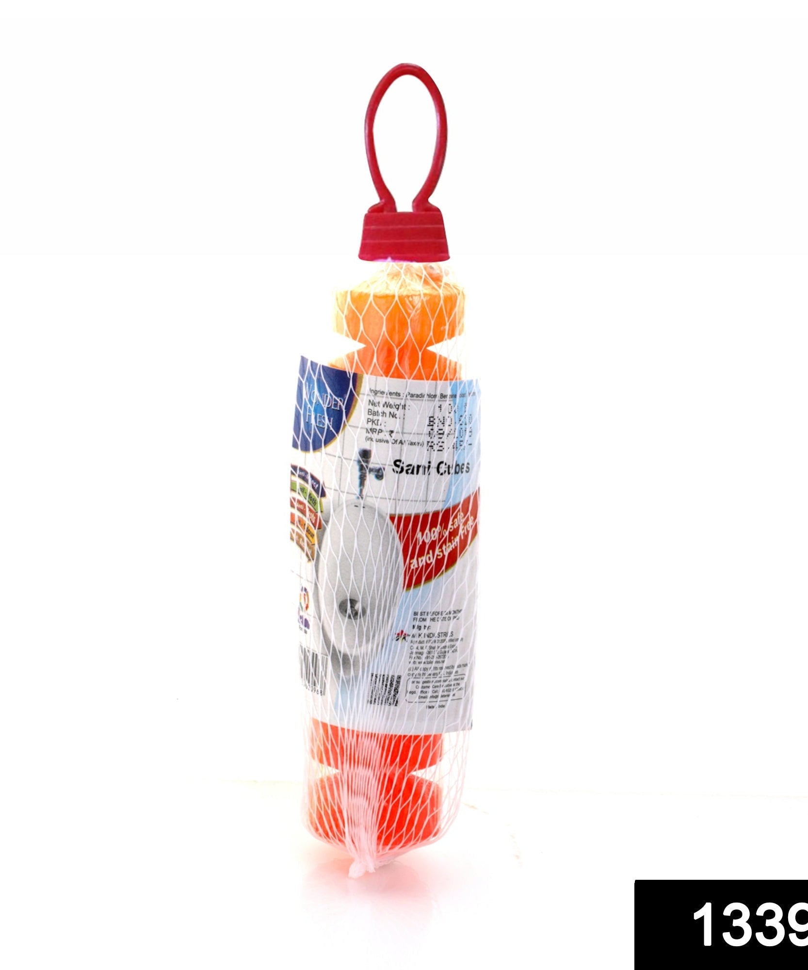 Urinal cubes for maintaining freshness and cleanliness.