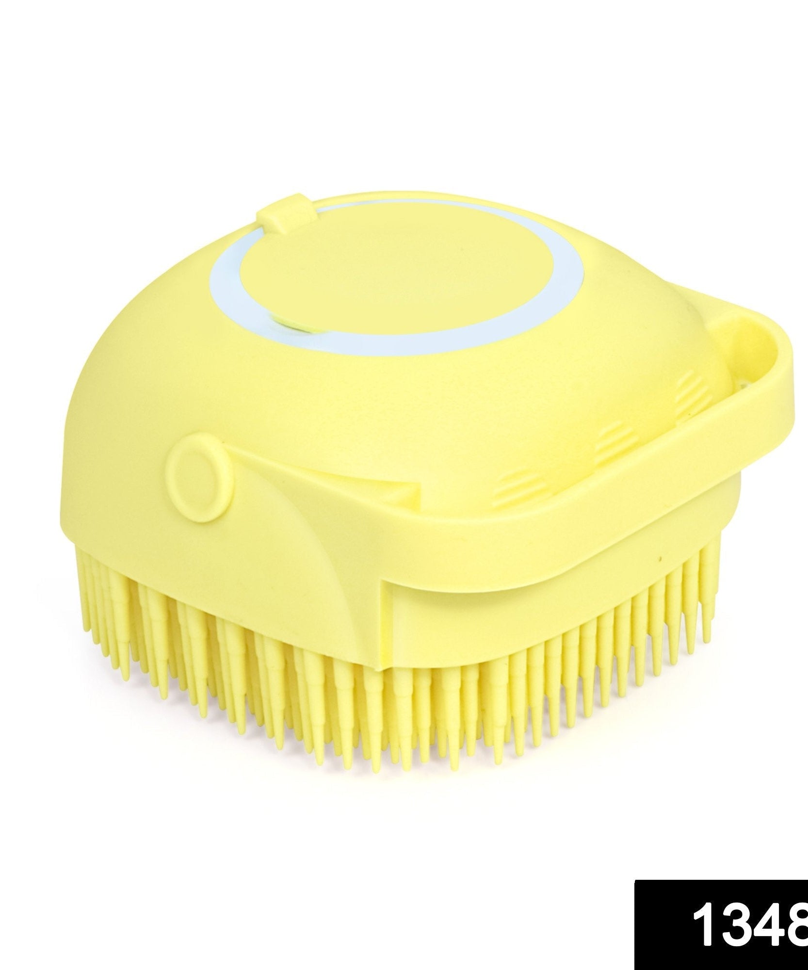 Silicone Massage Bath Body Brush Soft Bristle With Shampoo Dispenser