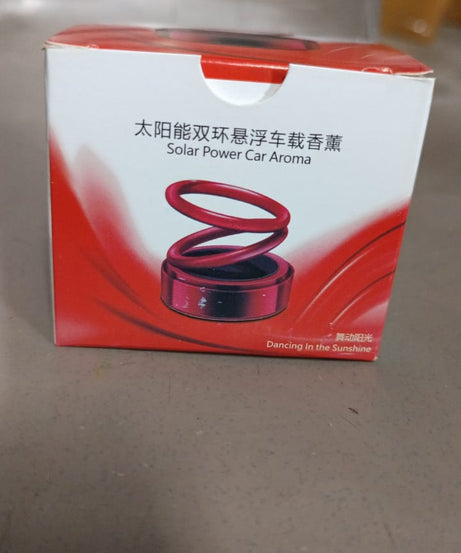 Solar-powered car diffuser for dashboard