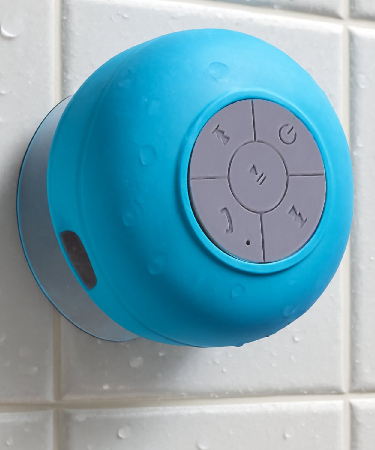 Mini Waterproof Hands-Free Bluetooth Speaker with MIC Suction Cup (1 Pc)